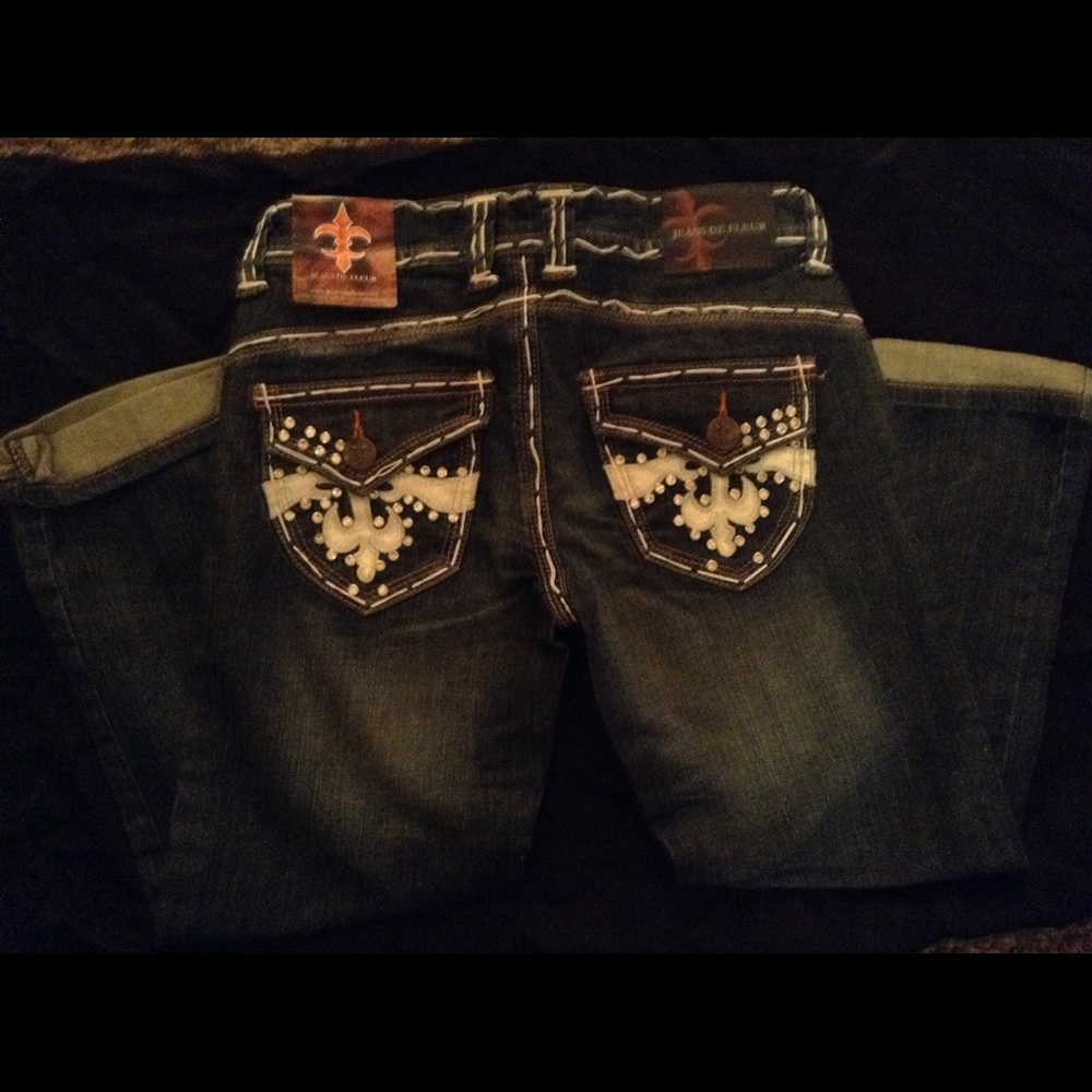 Denim capris